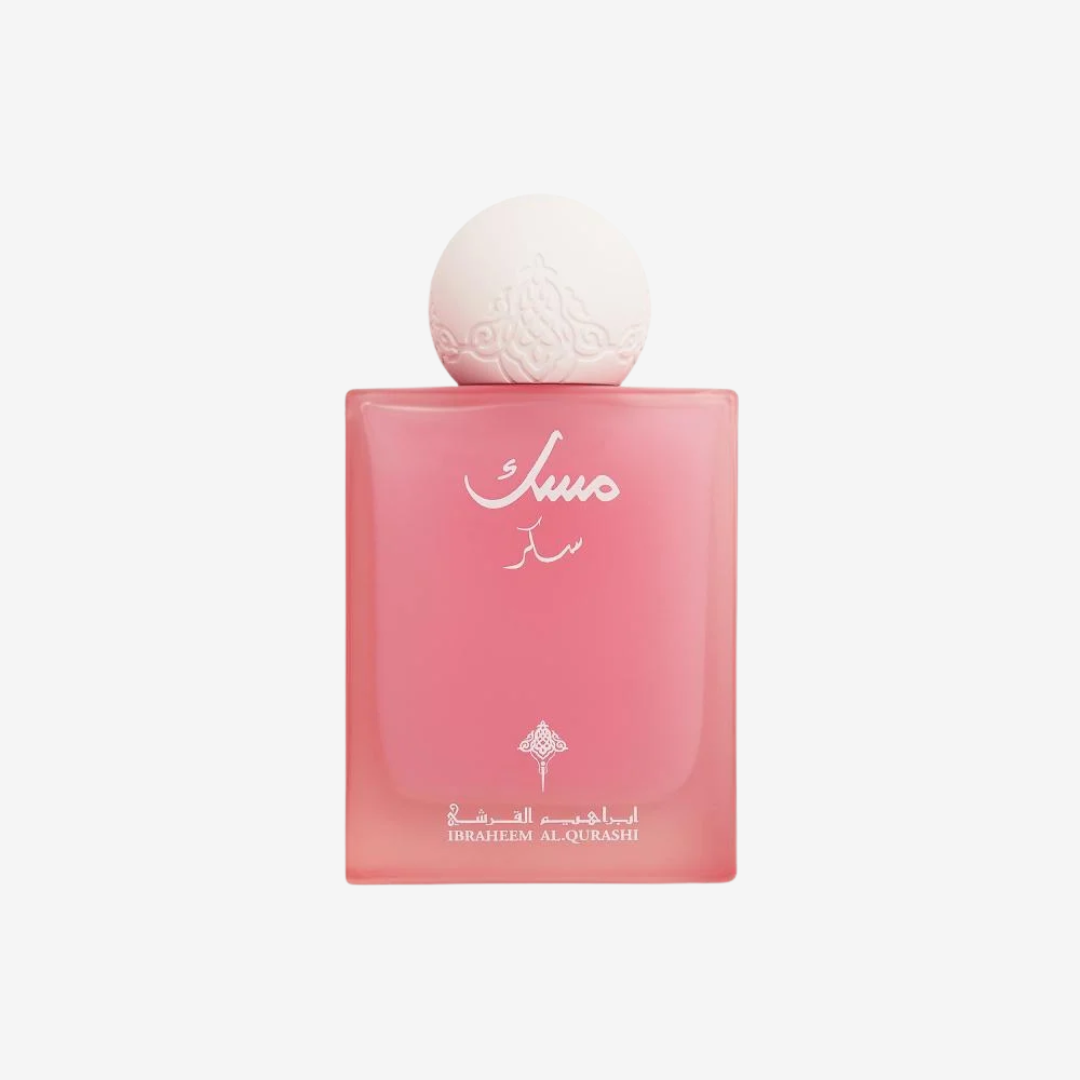 Ibraq Sugar Musk perfume bottle with box