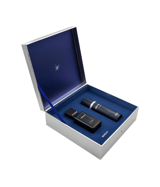 Al majed oud serious gift box (EDP 100ml + body spray 100ml)